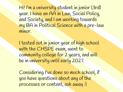 Ask A University Student About School