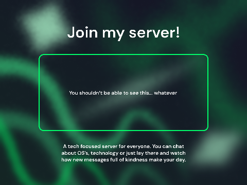 Join if you want!