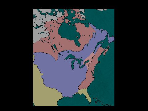 1760 Map of America