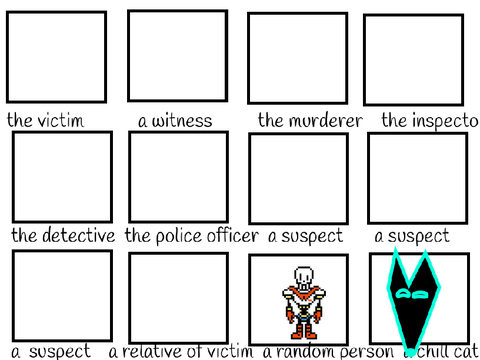 There's been a murder! Who are you? remix remix