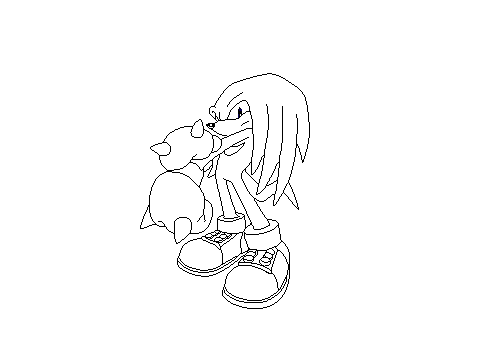 Knuckles Coloring Contest