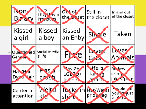 Non-Binary Bingo! remix