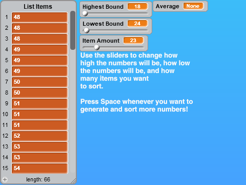 Sorting Algorithm