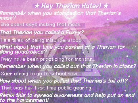 Hey Anti-Therians