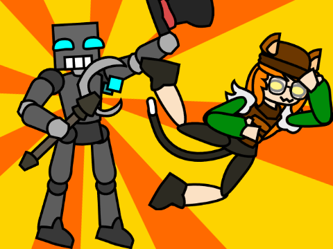 Robot & Cat vs. Trammi (7)