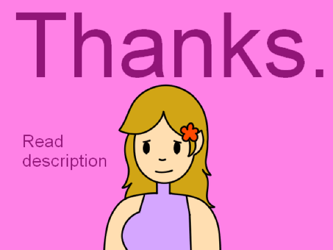 Thank You (a notice)