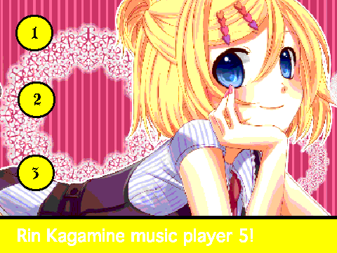 Rin Kagamine music player 5!
