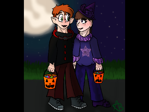 Belated Halloween Art!