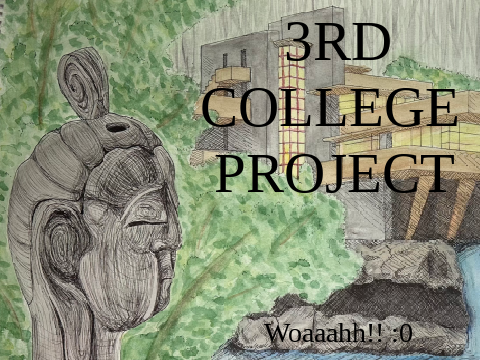 MY 3RD COLLEGE PROJECT!! | ART