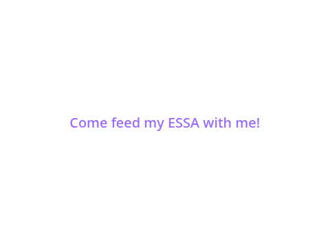 Feeding my ESSA + Updates!
