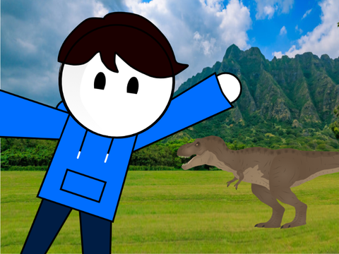 I went to see dinosaurs!!!