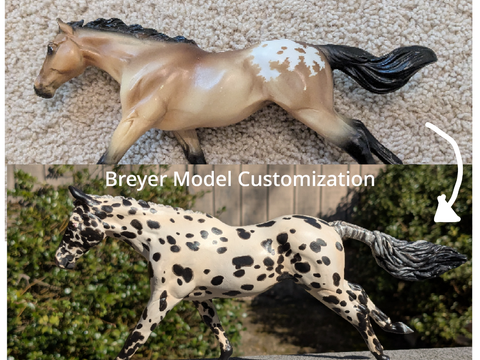 Custom Model Horse: Leopard Appy Sport Horse