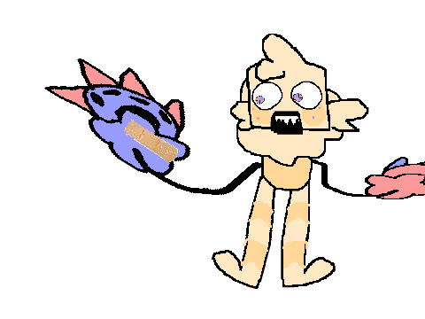 Goob has a Bandaid 