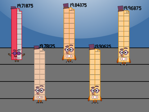 Numberblocks Band Thirty-Seconds 64 