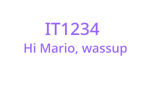 IT1234 voicelines