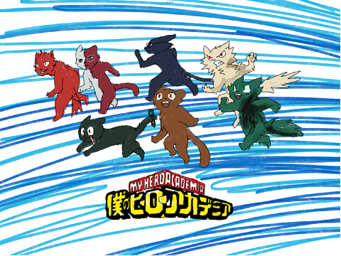 Mha characters as cats