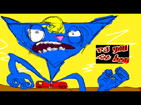 garfielf but parappa