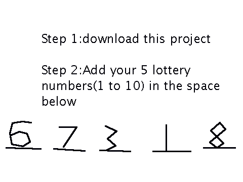 Scratch lottery!