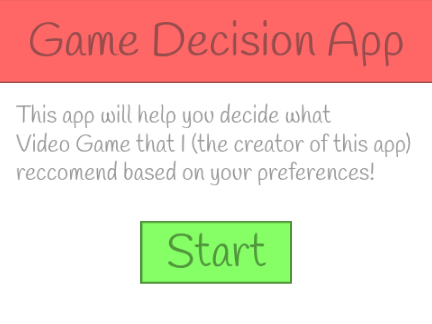 Decision Maker App 
