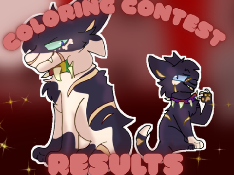 Coloring contest results