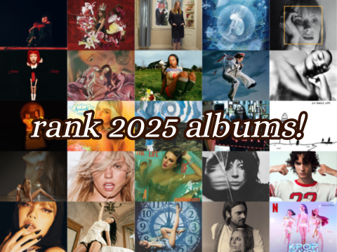 tier list maker: 2025 albums