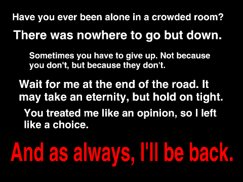 The Beginning of the End