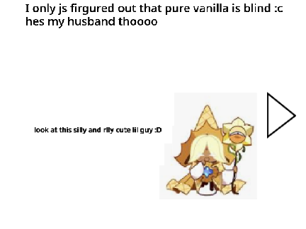 silly little blind guy :D