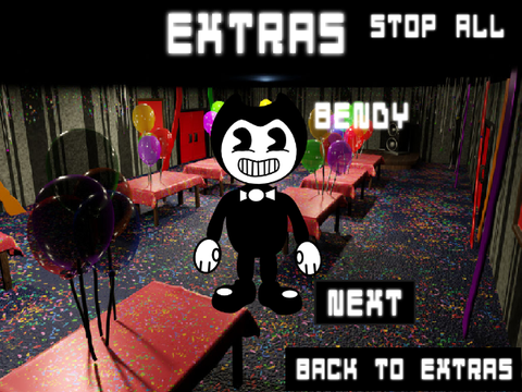 One Night At Bendy's -REMASTERED- Animatronics (+Extras Demo)