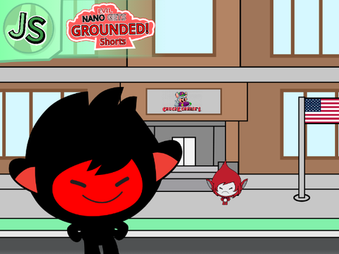 Evil Nano Gets Grounded | Shorts - 6 | Evil Nano Turns his School Into Chuck-E-Cheese's |