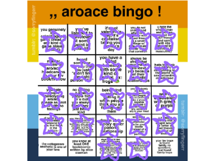 aroace bingo <3 remix