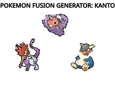 Pokemon Fusion Generator Kanto
