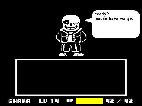 Sans special attack