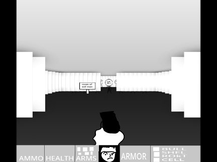 room of evil man