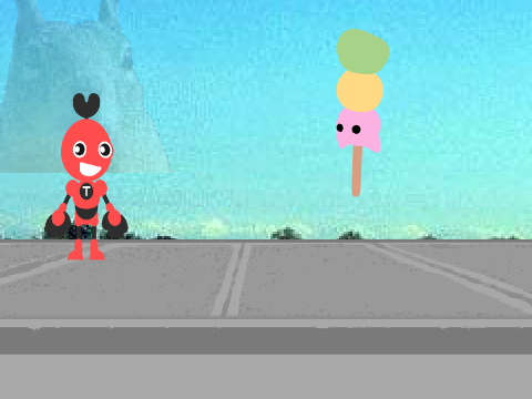 dango and turbobot bouncing