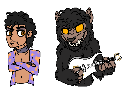 Celebs as Werewolves - Prince