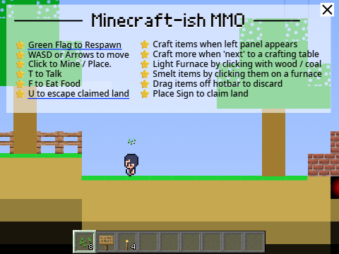 Cursed Minecraft-ish MMO 