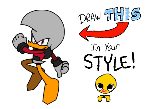 Draw Crash the duck in your style :')