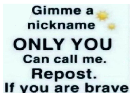 Give me a nickname only you can call me remix