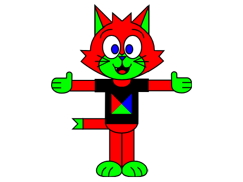 Tricolor Milo B. Scratch Vector
