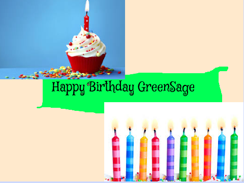 HAPPY BIRTHDAY GREENSAGE!