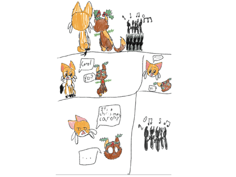 My wcue npc skit comic 