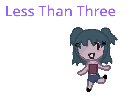 Less than three ^w^
