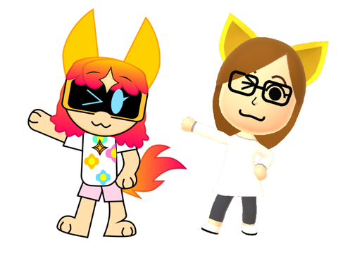 I made Ava a Mii!