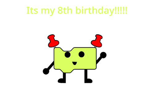 ITS MY 8TH BIRTHDAY!!!!!!!!!!!!!!!!