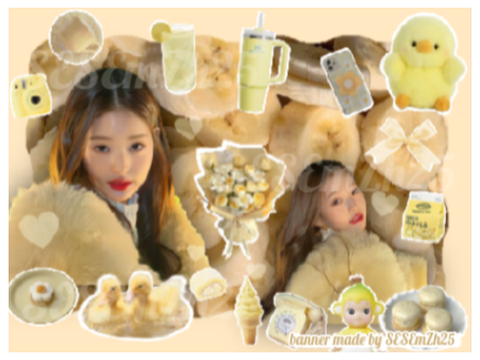 yellow banner ♡ (made by my friend @SESEmZh25)