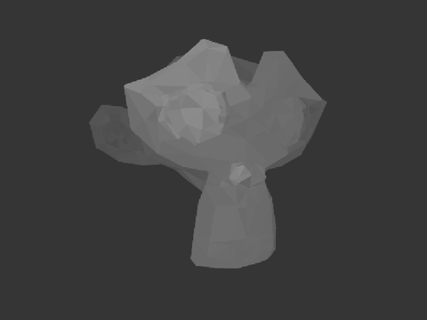 3D Monkey Head