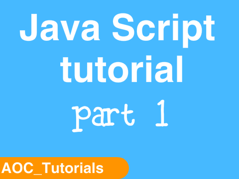 Java script tutorial #1