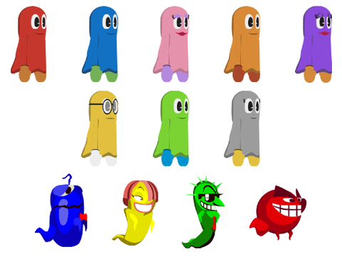 Namco Ghost Sprite Pack