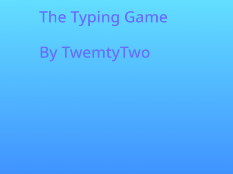 Typing Game