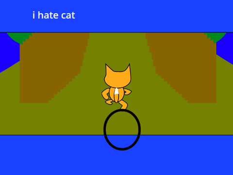 run cat over